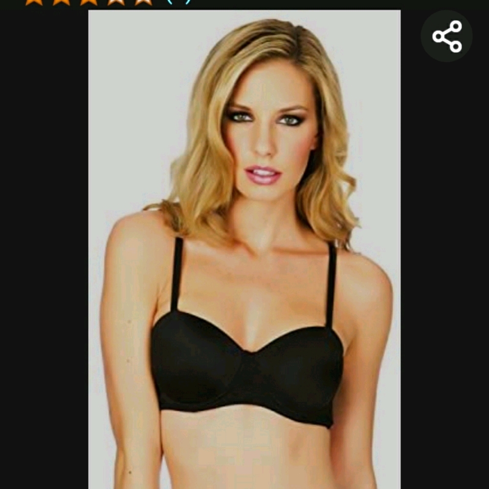 Black Fuscia 5 way Convertible Bra